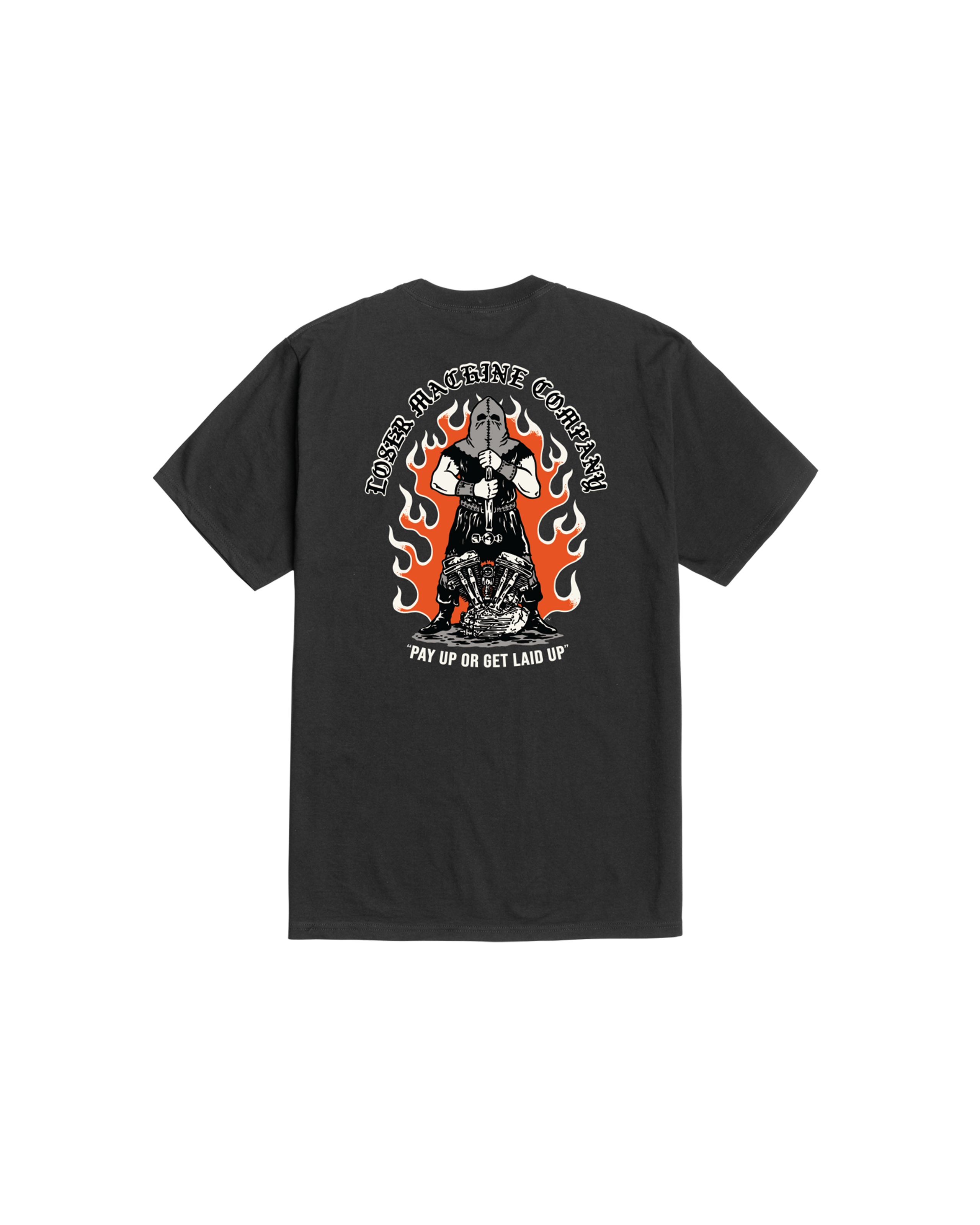 loser machine executioner stock t-shirt black