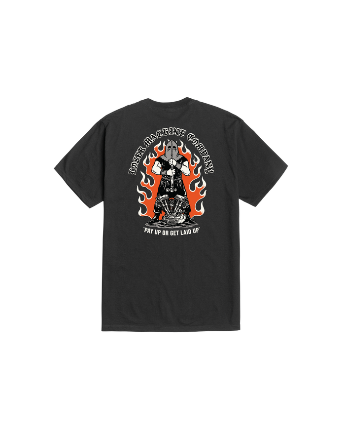 loser machine executioner stock t-shirt black