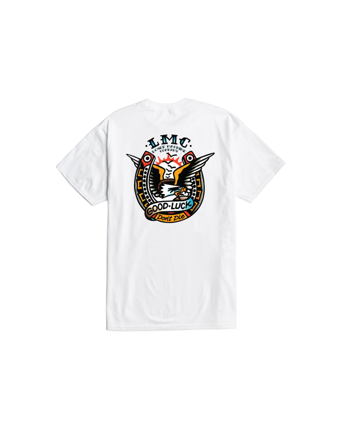 loser machine old world stock t-shirt white