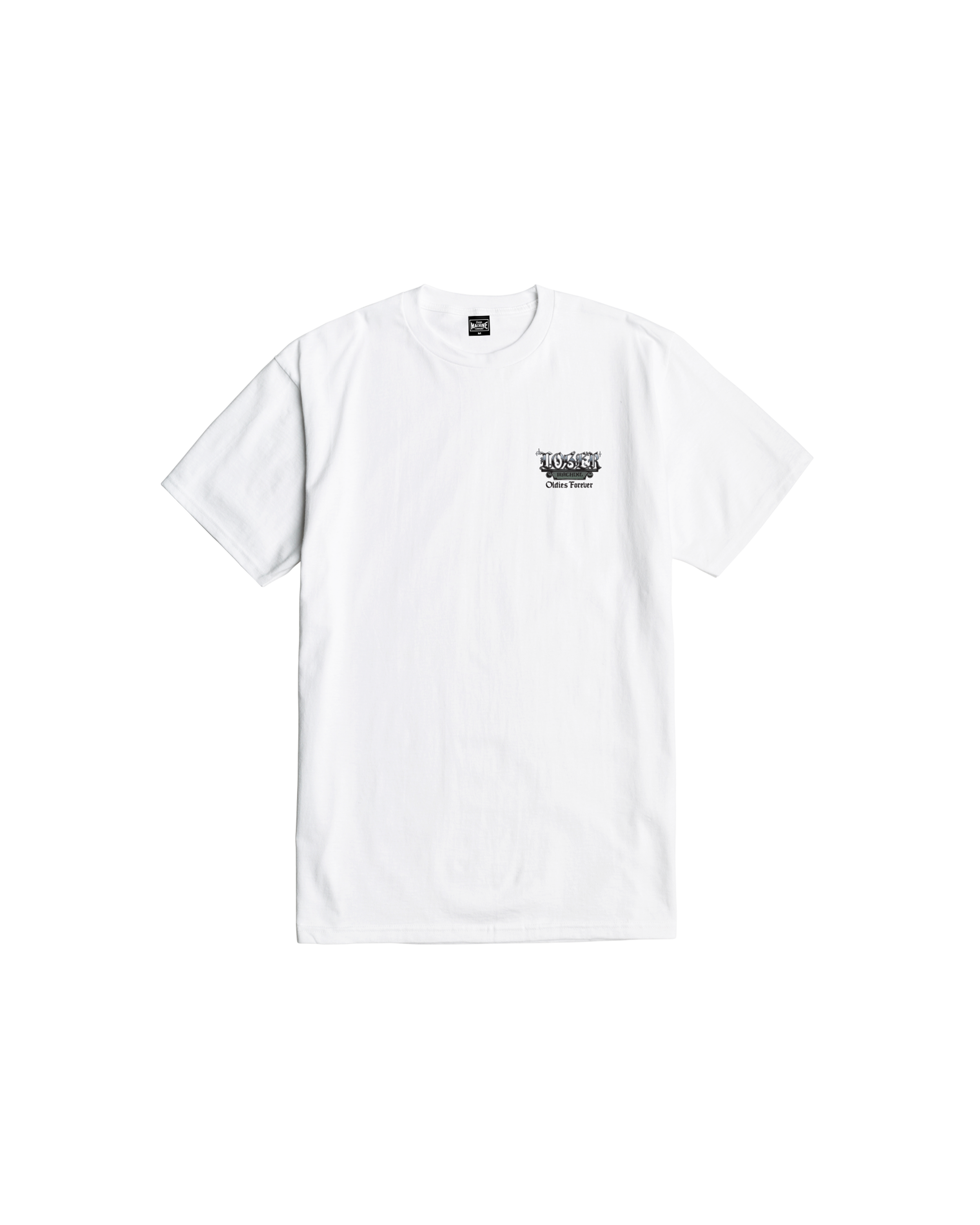 loser machine low n slow stock t-shirt white