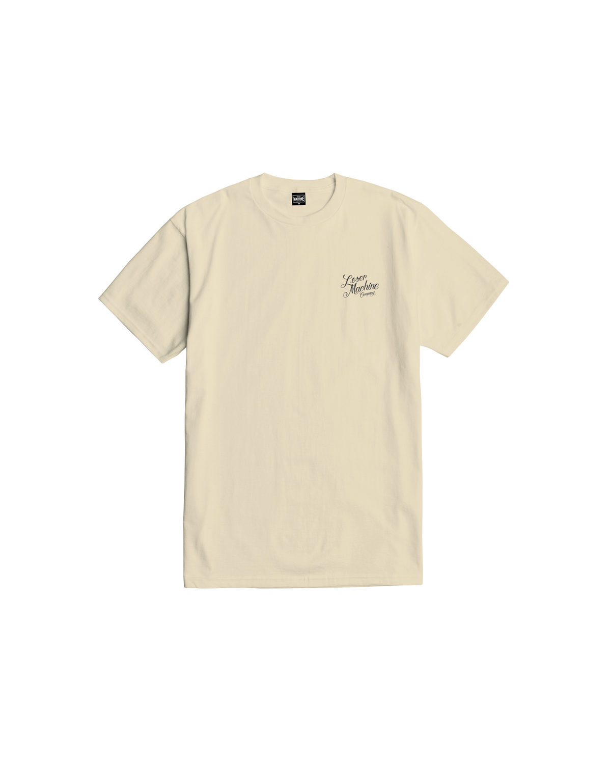 loser machine two loves stock t-shirt cream