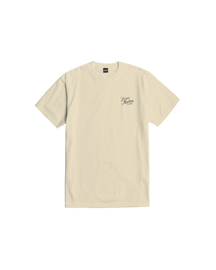 loser machine two loves stock t-shirt cream
