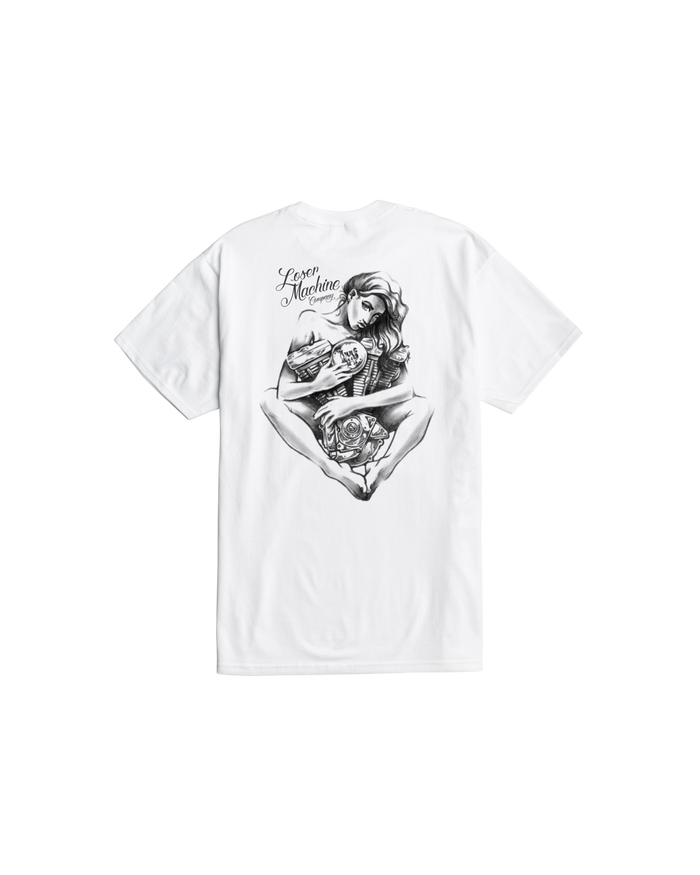 loser machine two loves stock t-shirt white