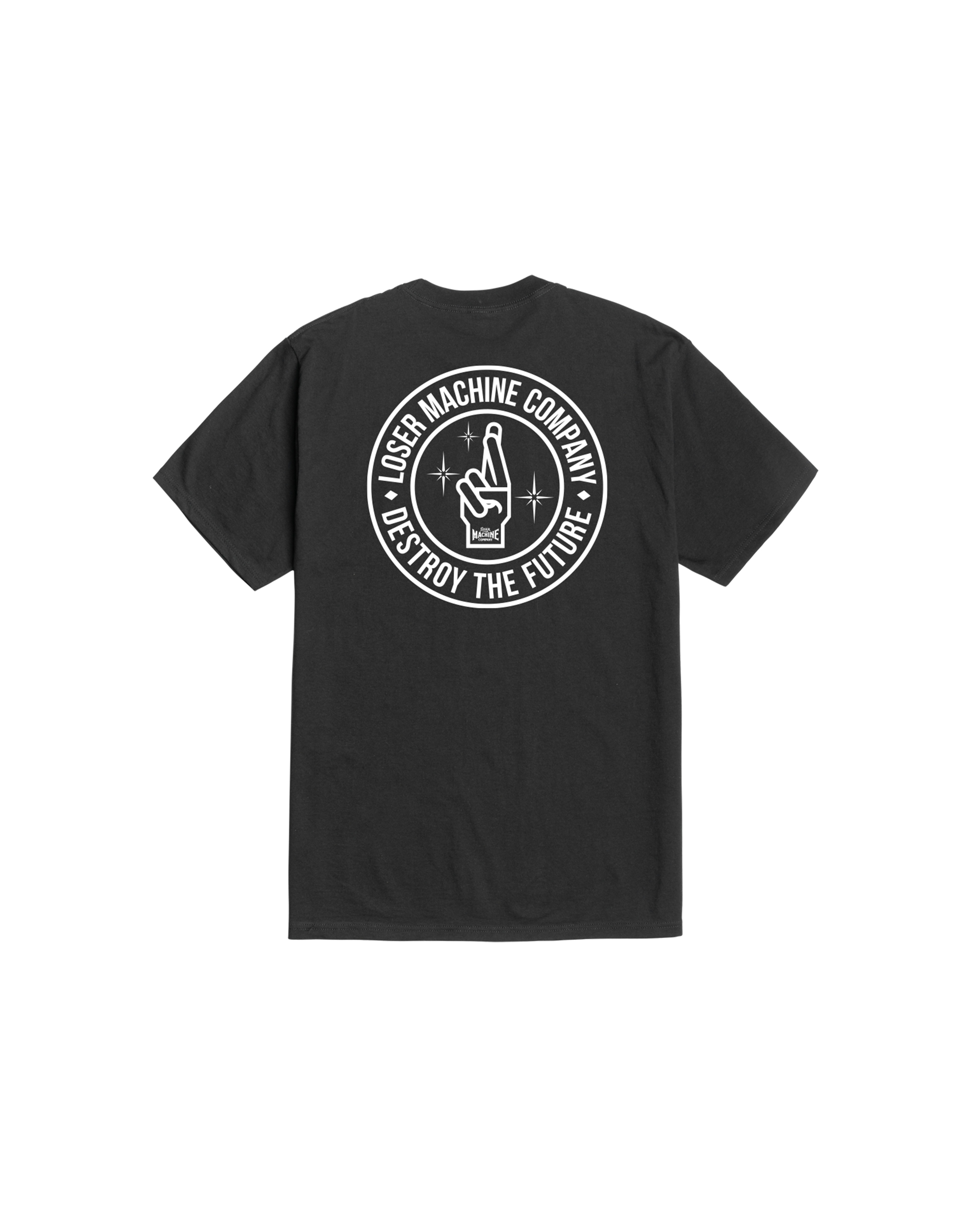 loser machine congregate stock t-shirt black