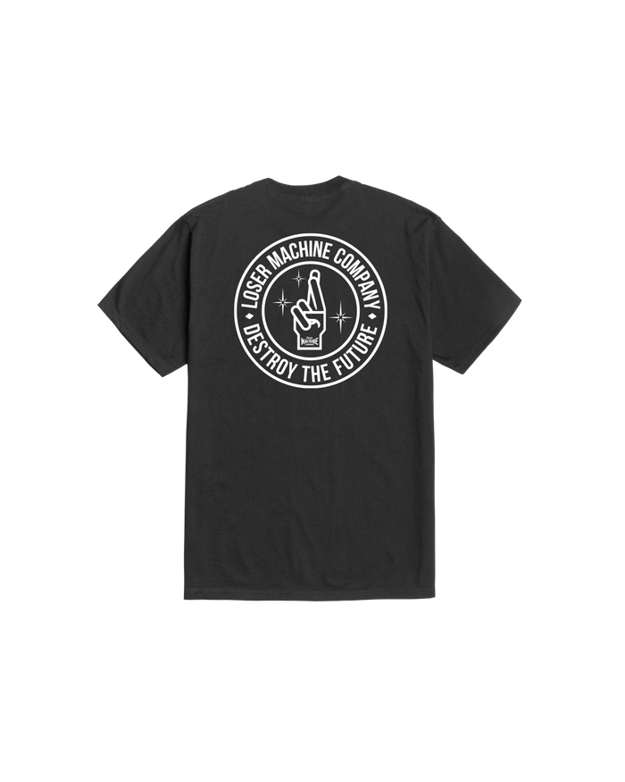 loser machine congregate stock t-shirt black