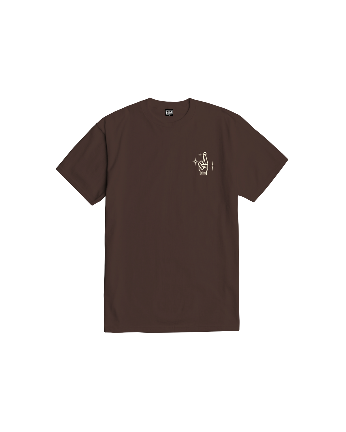 loser machine congregate stock t-shirt java brown
