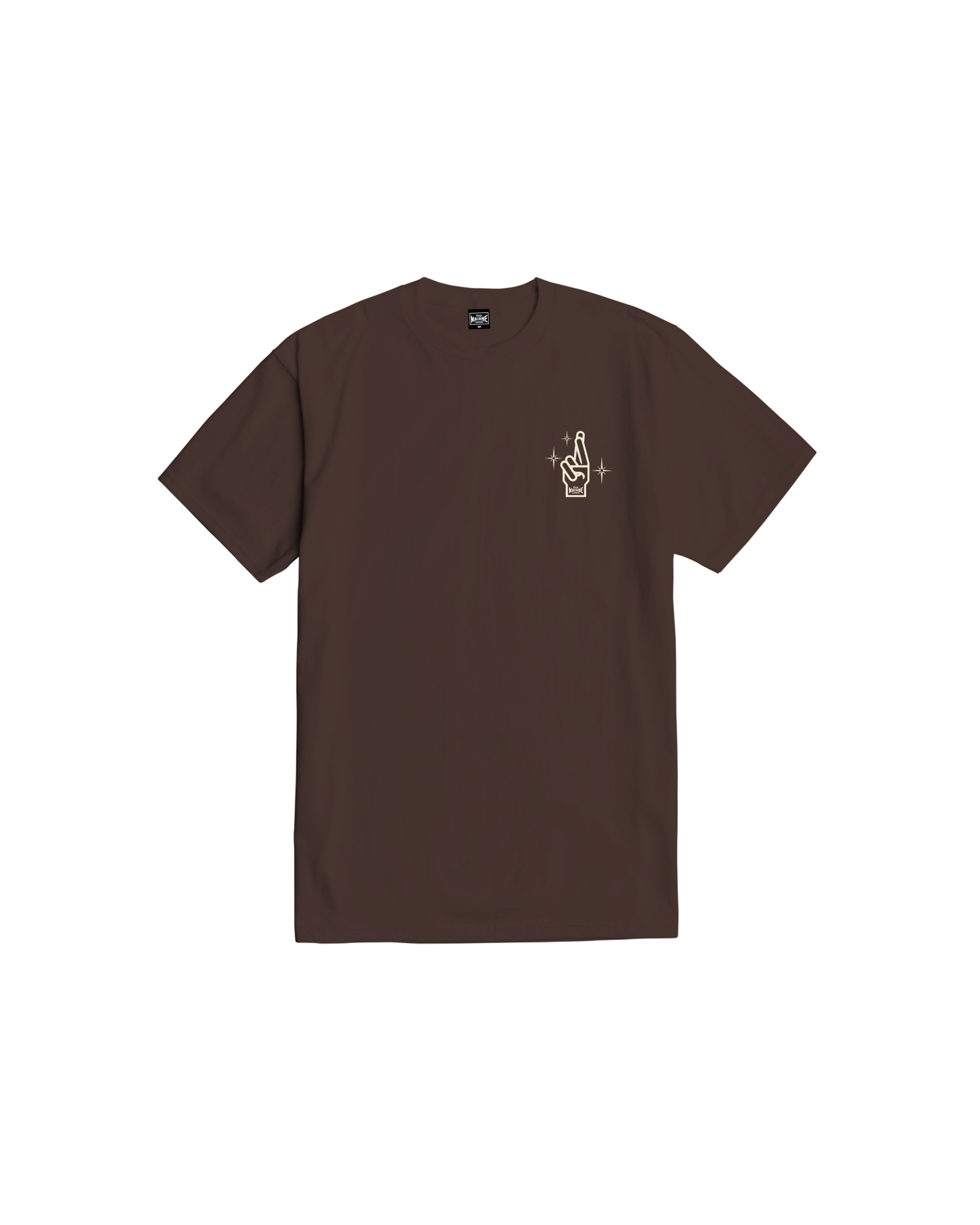 loser machine congregate stock t-shirt java brown