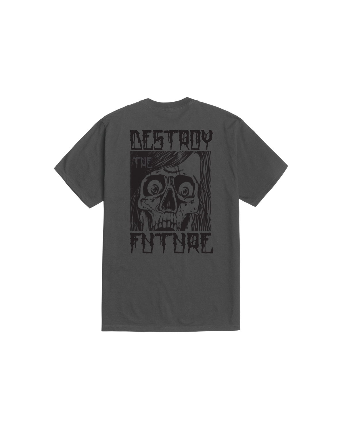 loser machine downcast stock t-shirt dusty black