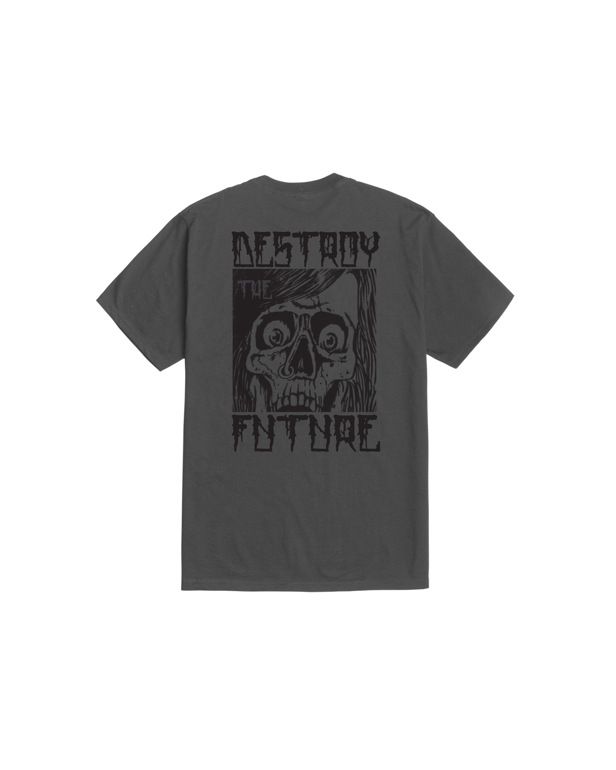 loser machine downcast stock t-shirt dusty black