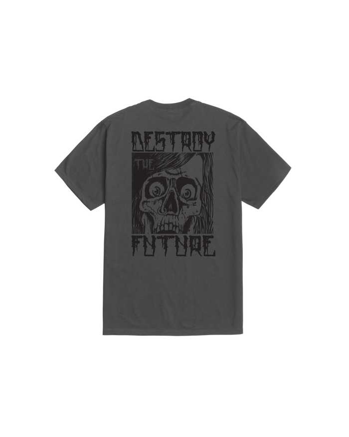 loser machine downcast stock t-shirt dusty black