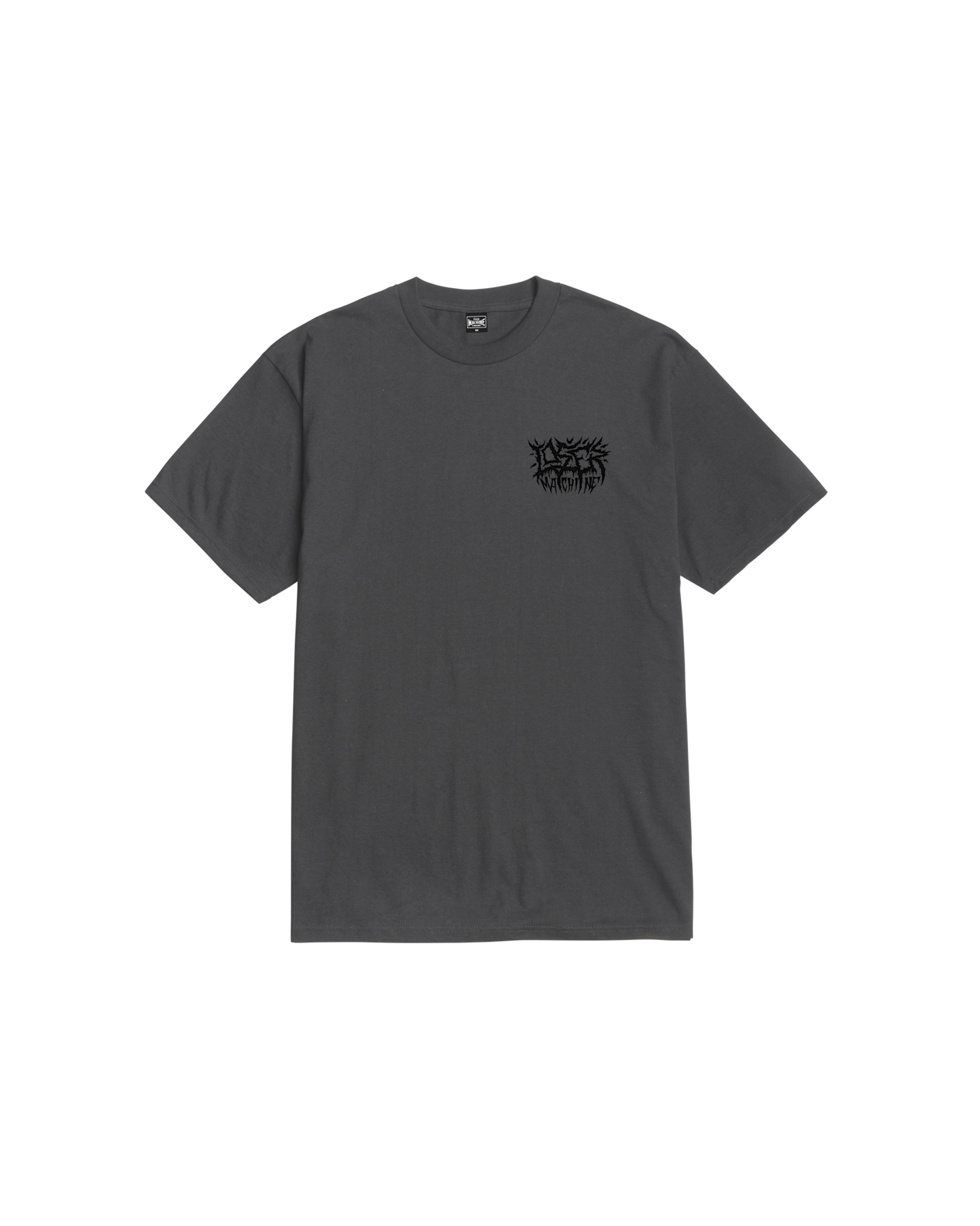 loser machine downcast stock t-shirt dusty black