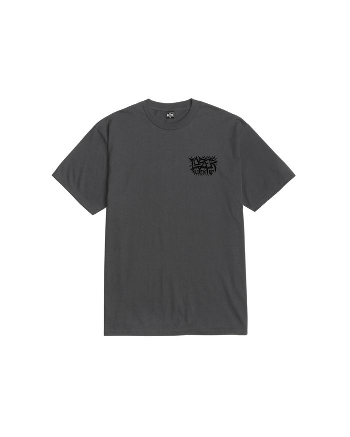loser machine downcast stock t-shirt dusty black