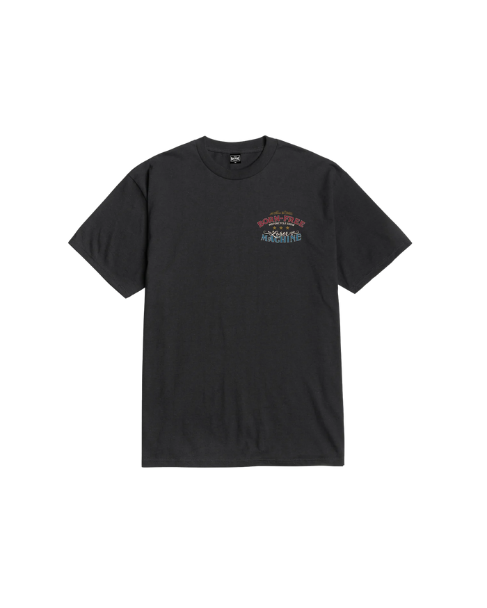 loser machine born free 15 allegiance stock t-shirt black