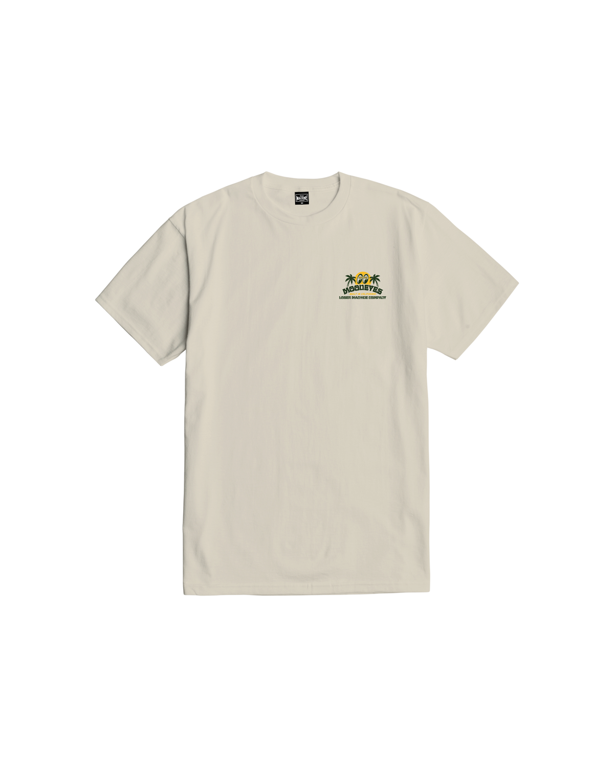 loser-machine-slow-n-steady-stock-t-shirt-cream