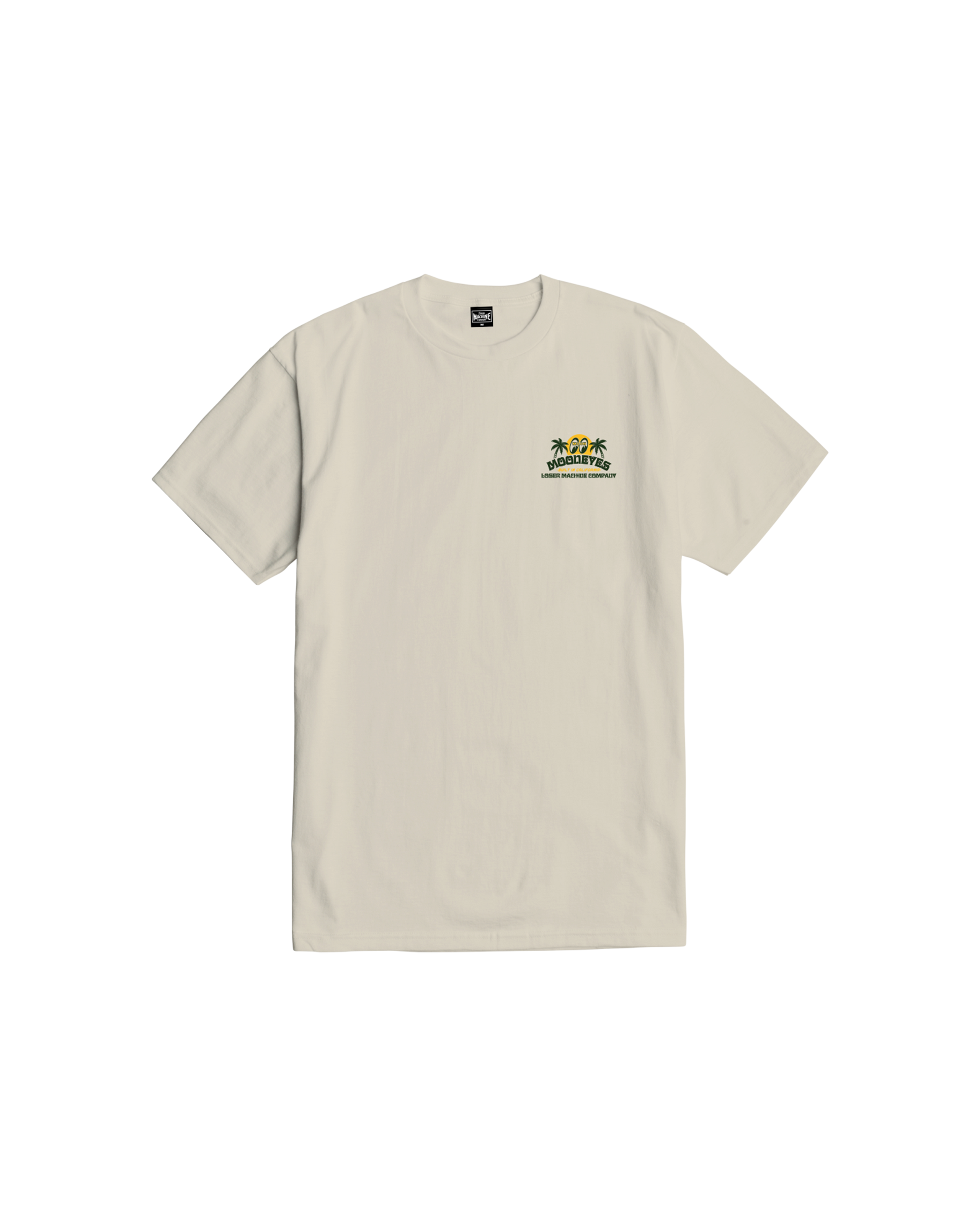 loser-machine-slow-n-steady-stock-t-shirt-cream