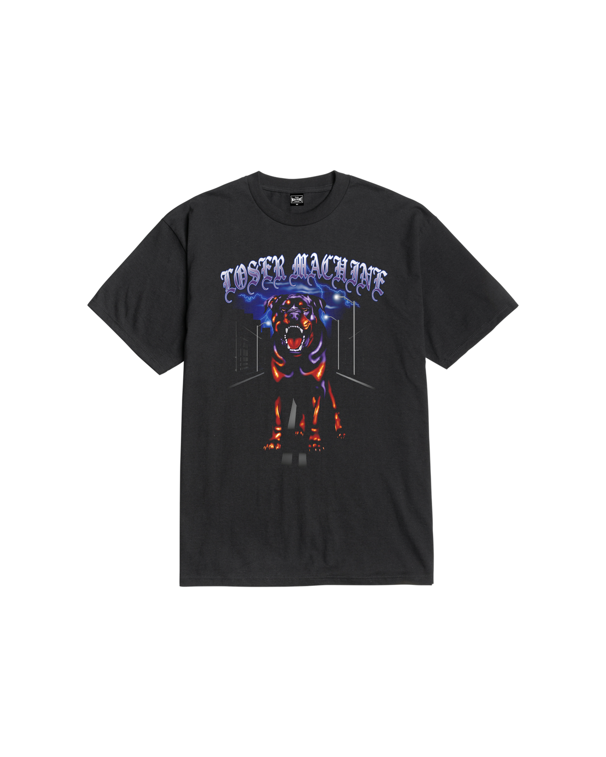 loser-machine-rottweiler-stock-t-shirt-black