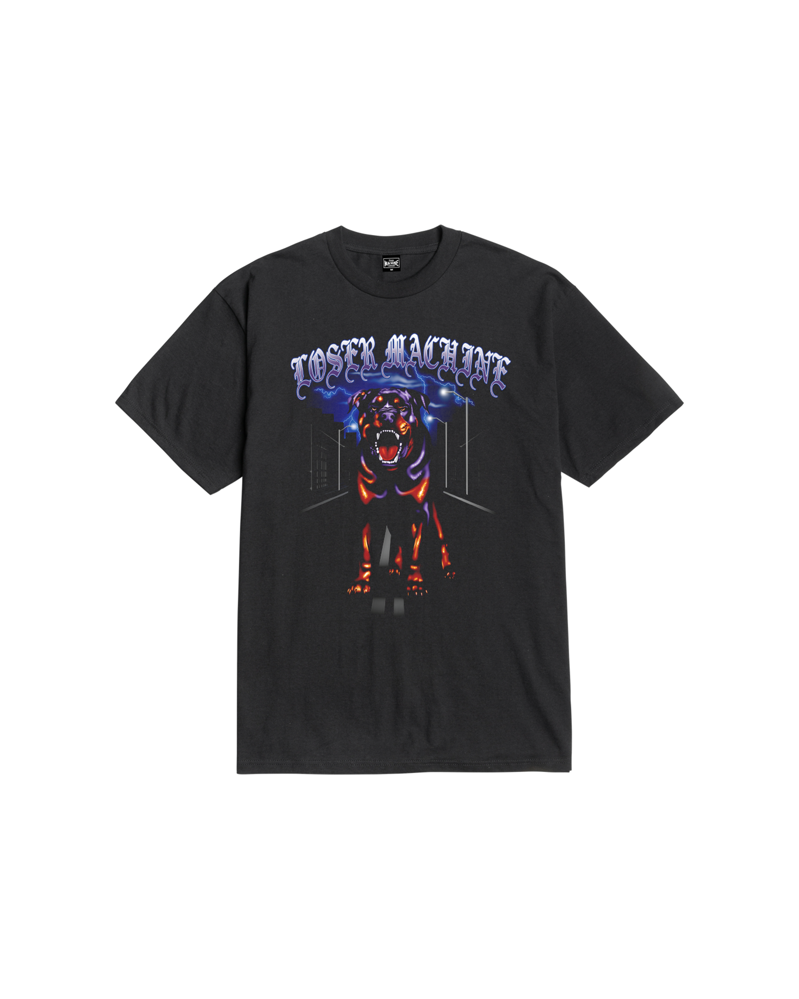 loser-machine-rottweiler-stock-t-shirt-black