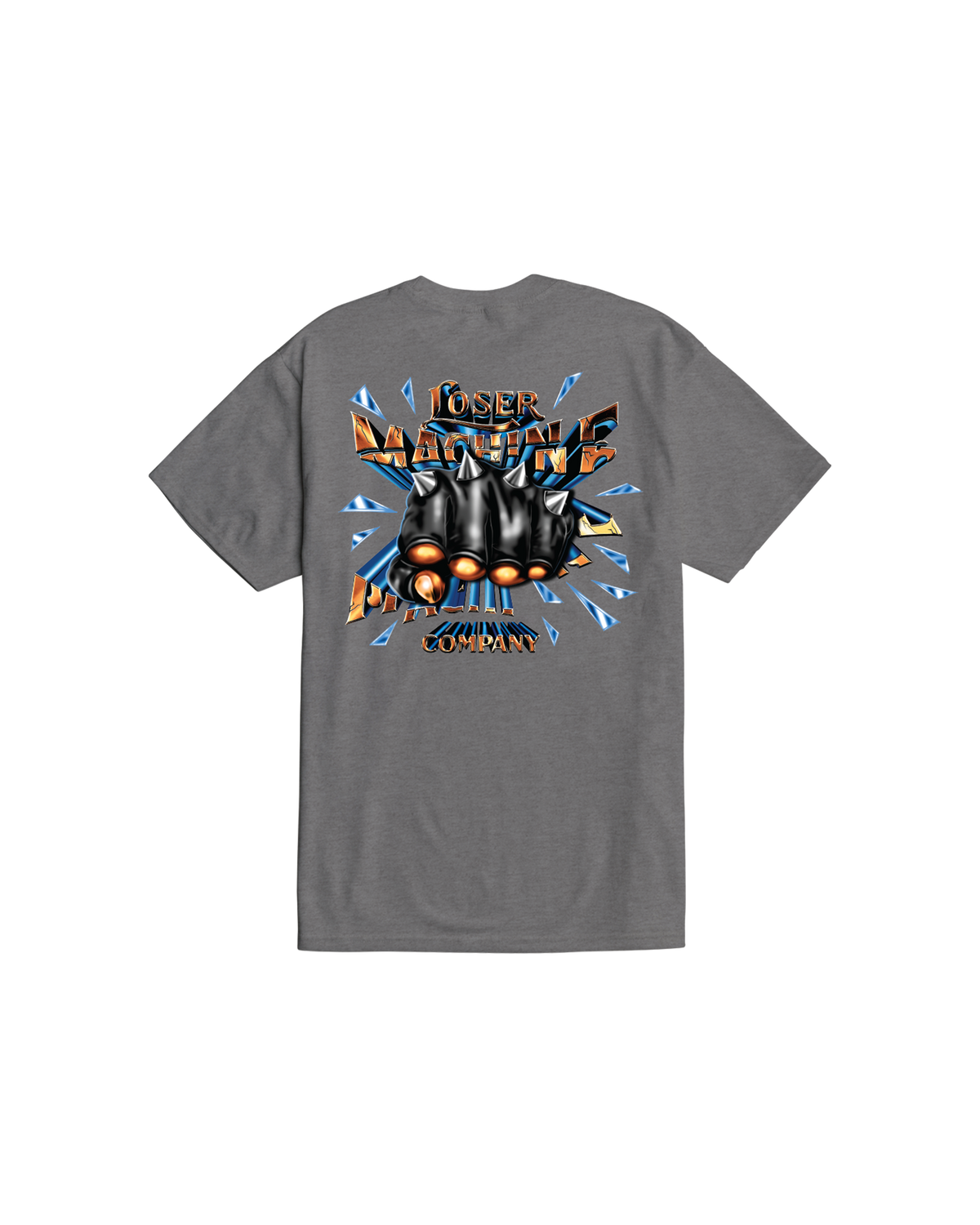 loser-machine-fist-fight-stock-t-shirt-heather-grey