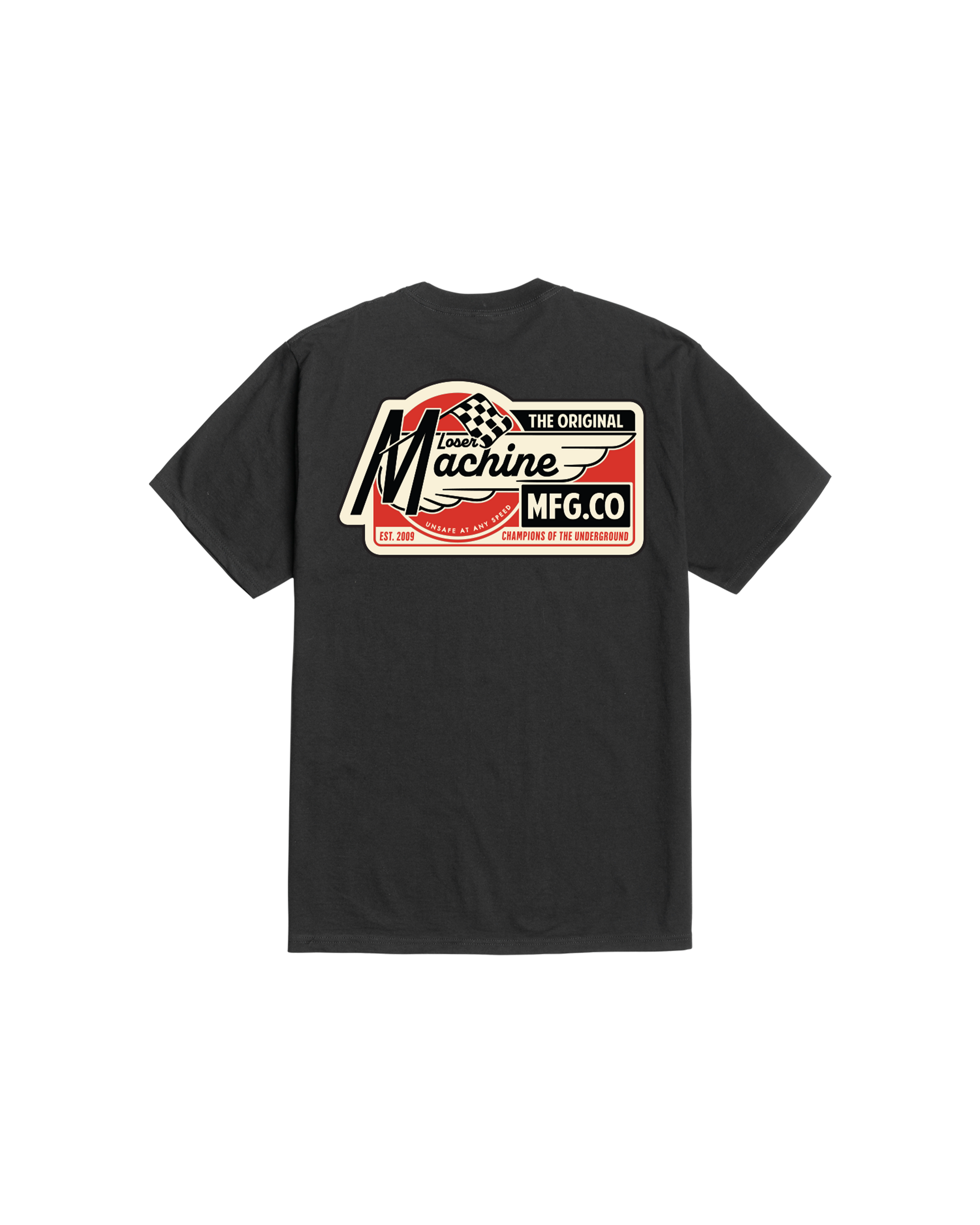 loser-machine-magneto-stock-t-shirt-black