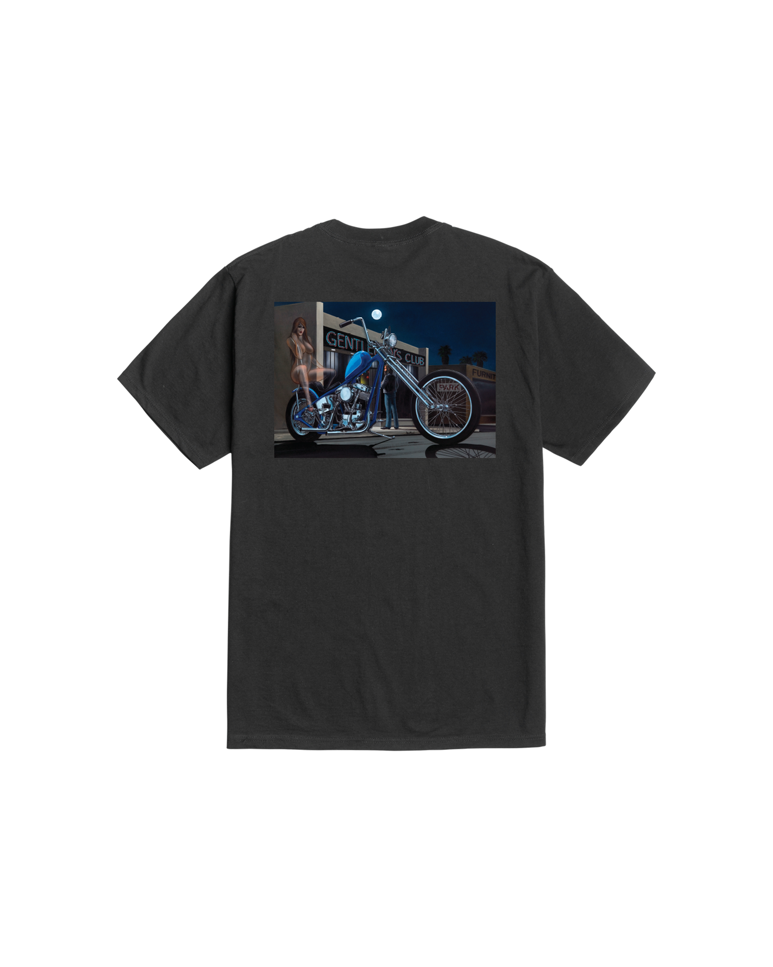 GENTLEMEN'S CLUB STOCK T-SHIRT (zoomed)