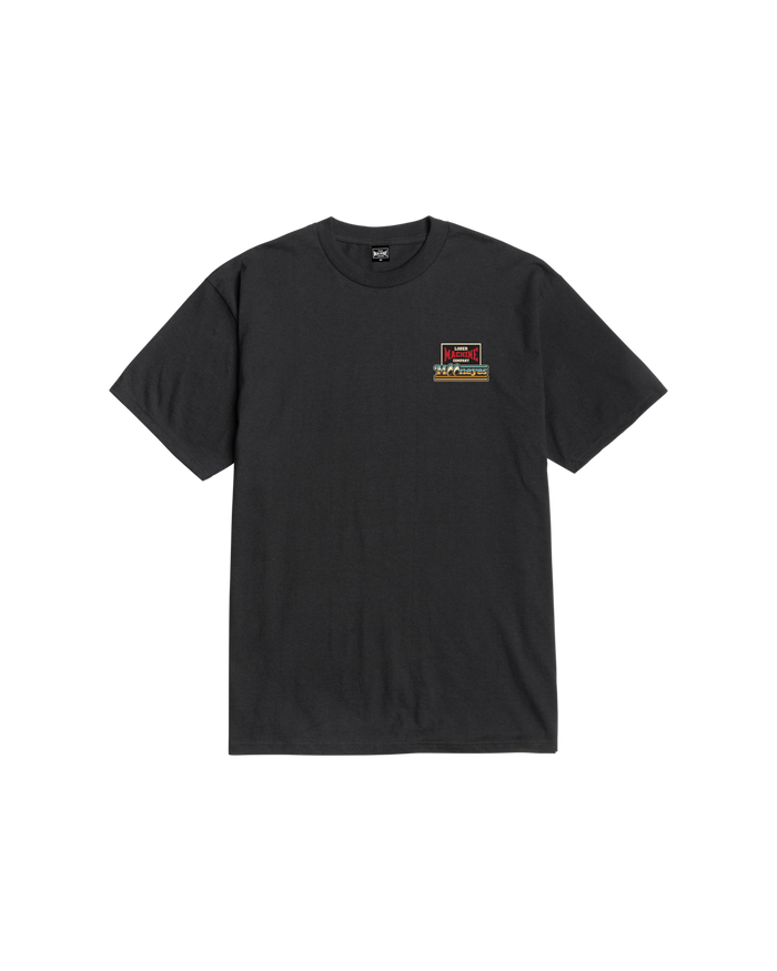 loser-machine-redline-stock-t-shirt-black - alternate view