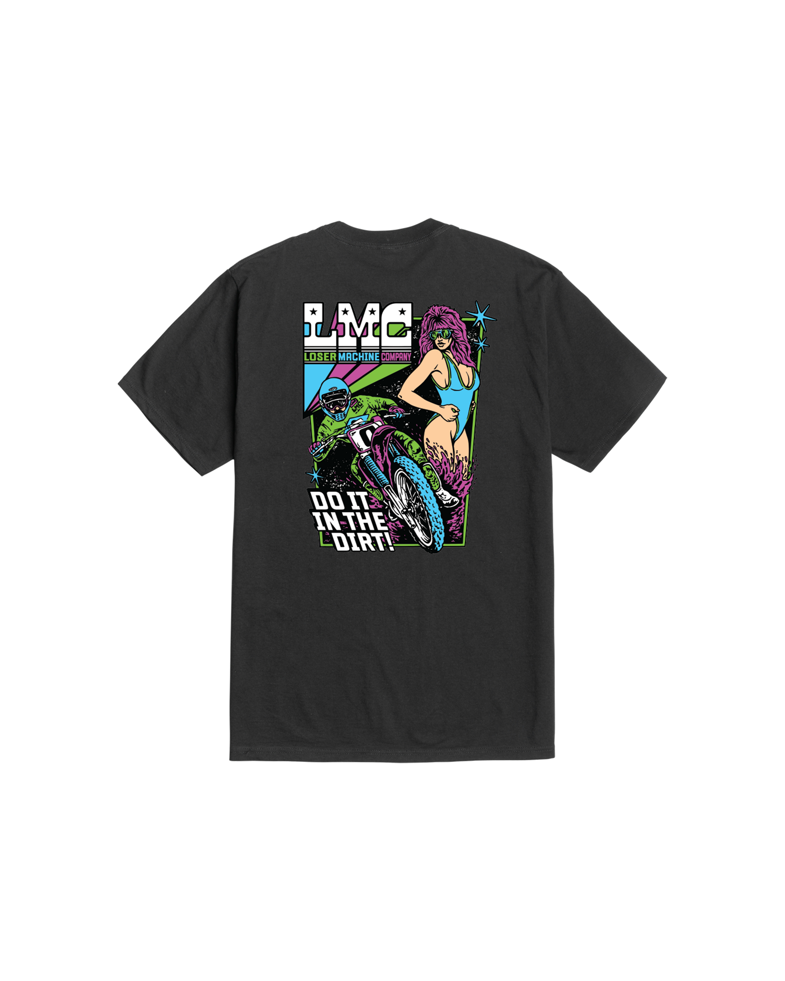 DO IT IN THE DIRT STOCK T-SHIRT (zoomed)