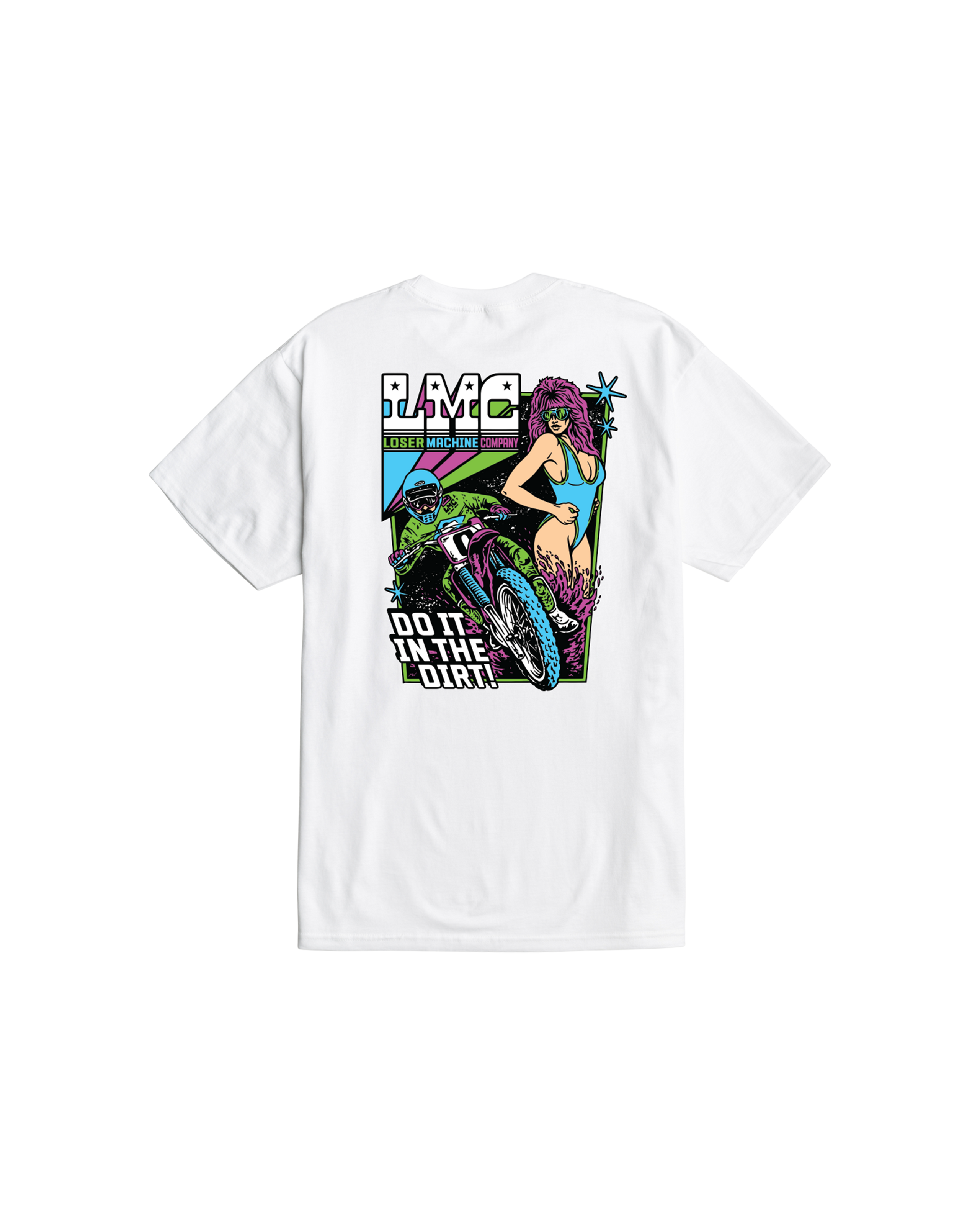DO IT IN THE DIRT STOCK T-SHIRT (zoomed)