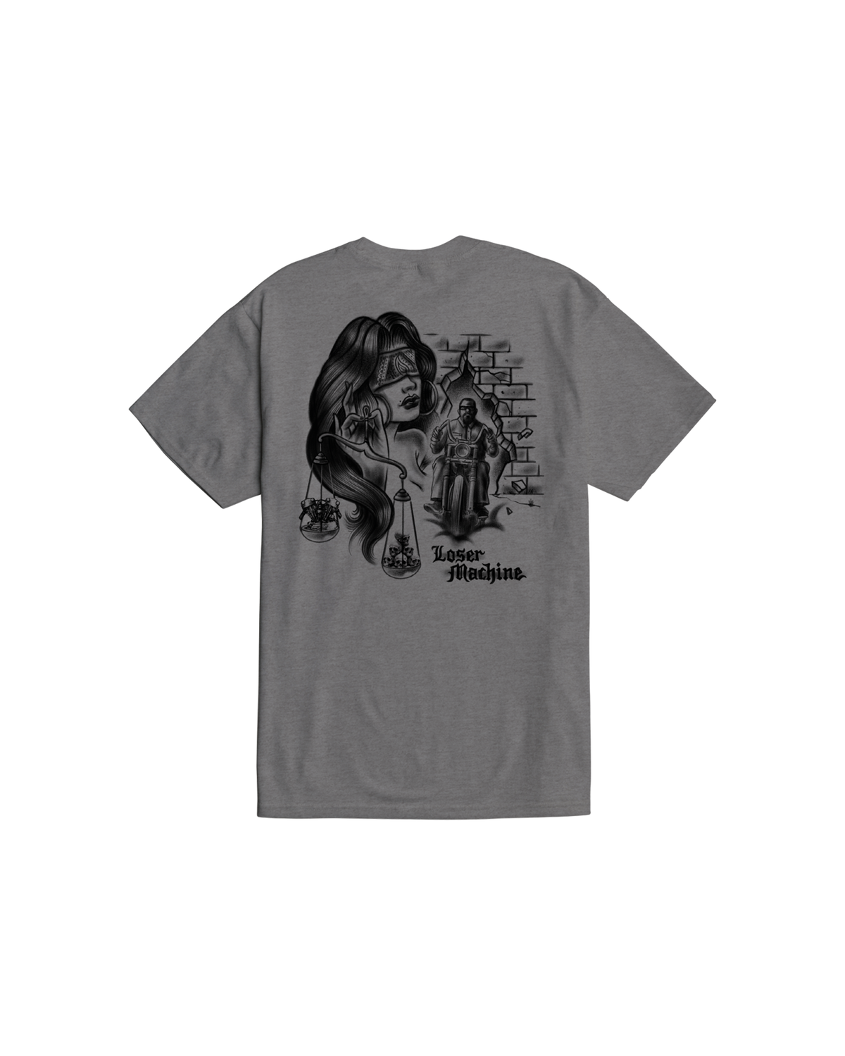 BLIND JUSTICE STOCK T-SHIRT
