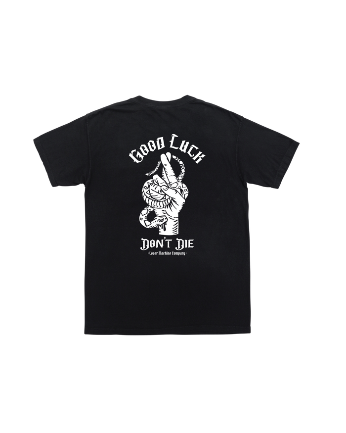 loser machine anti venom pocket t-shirt black