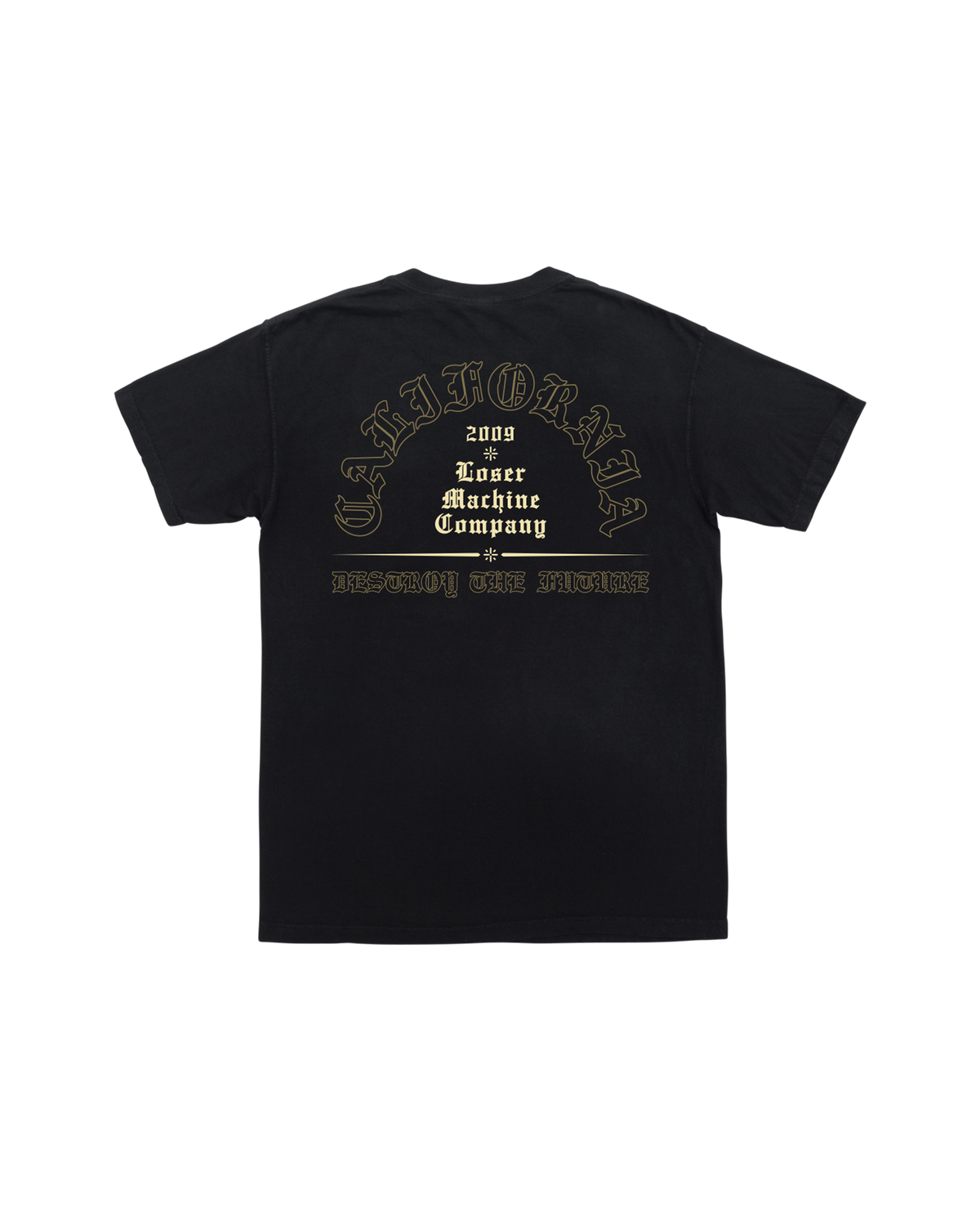 loser machine established outline pocket t-shirt black