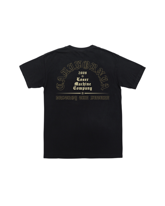 loser machine established outline pocket t-shirt black