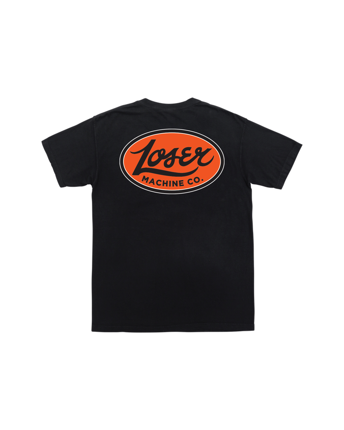 loser machine sawhorse pocket t-shirt black