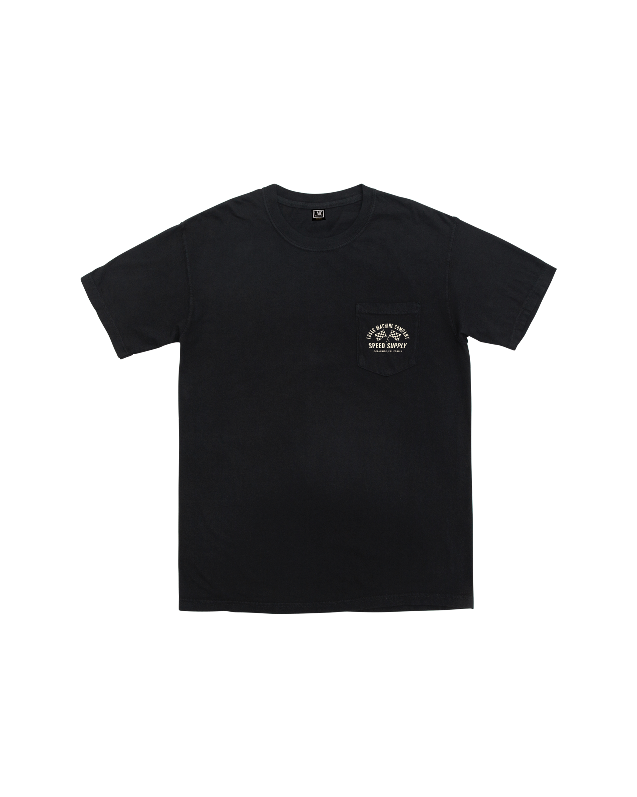loser machine long roads pocket t-shirt black