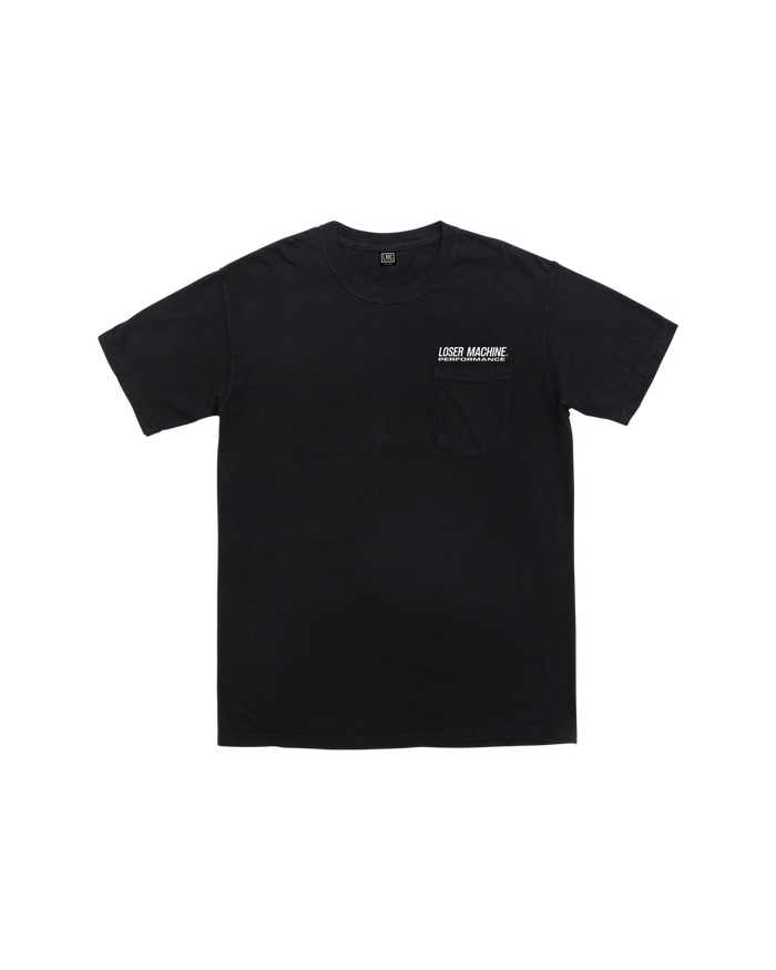 loser machine american standard pocket t-shirt black