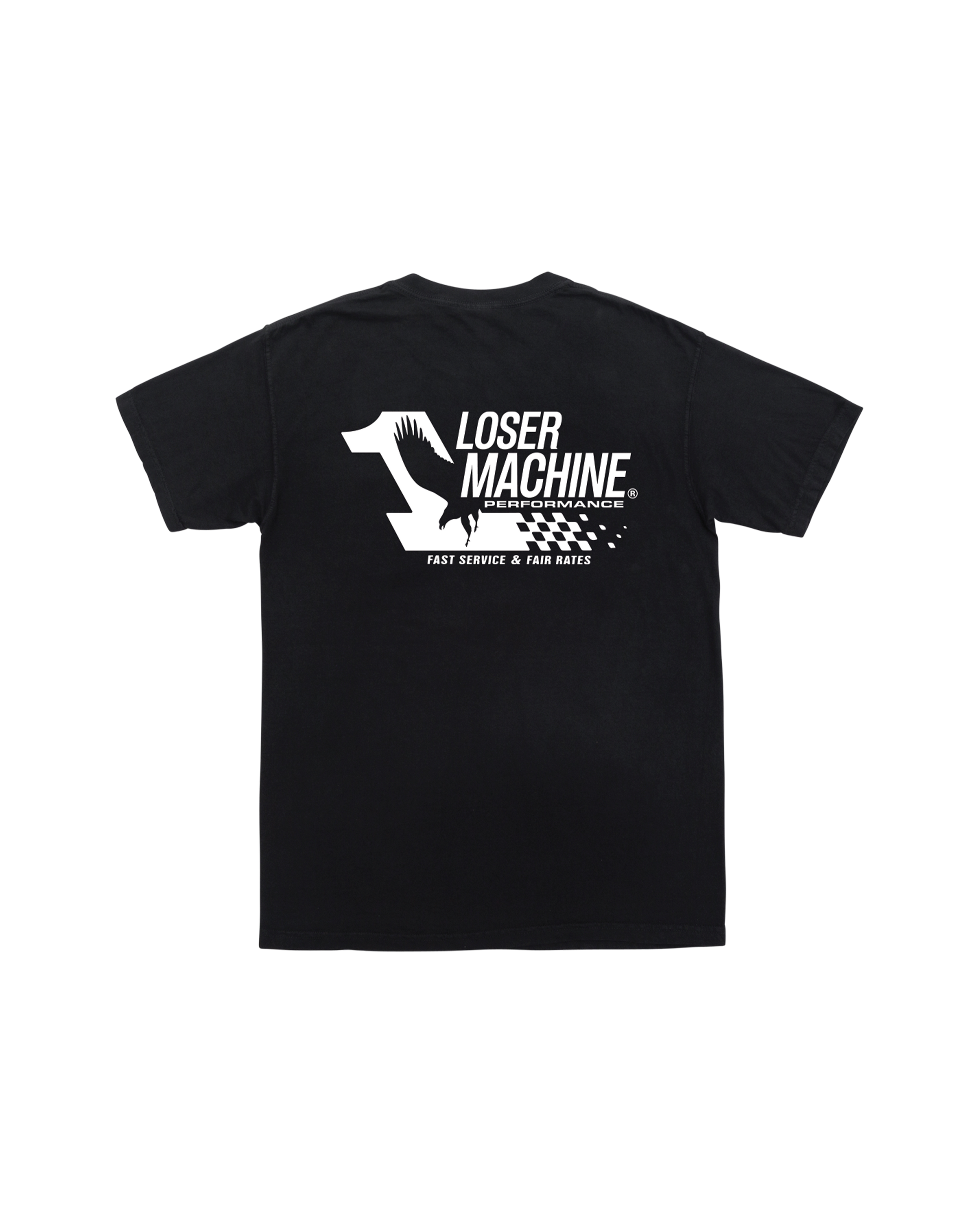 loser machine american standard pocket t-shirt black