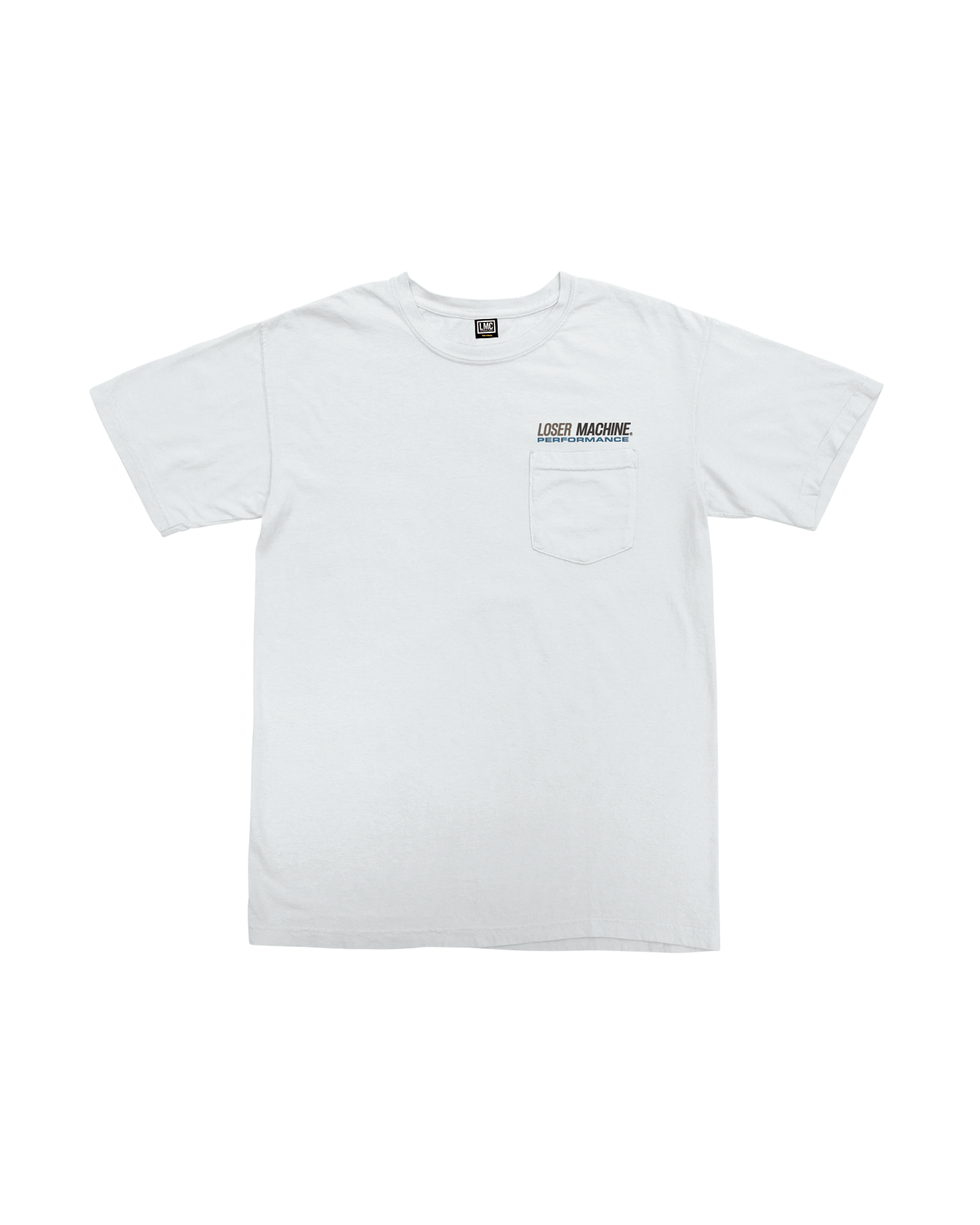 loser machine american standard pocket t-shirt white
