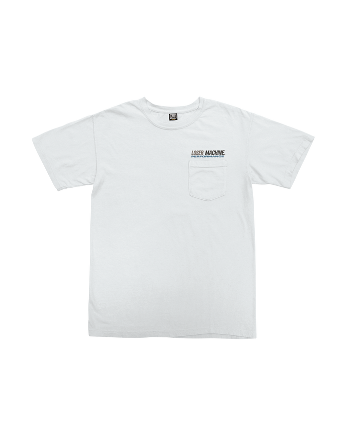 loser machine american standard pocket t-shirt white
