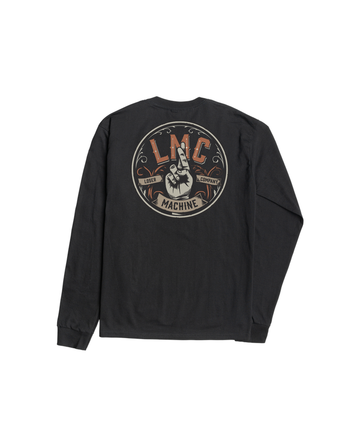 loser machine royal order stock ls t-shirt black