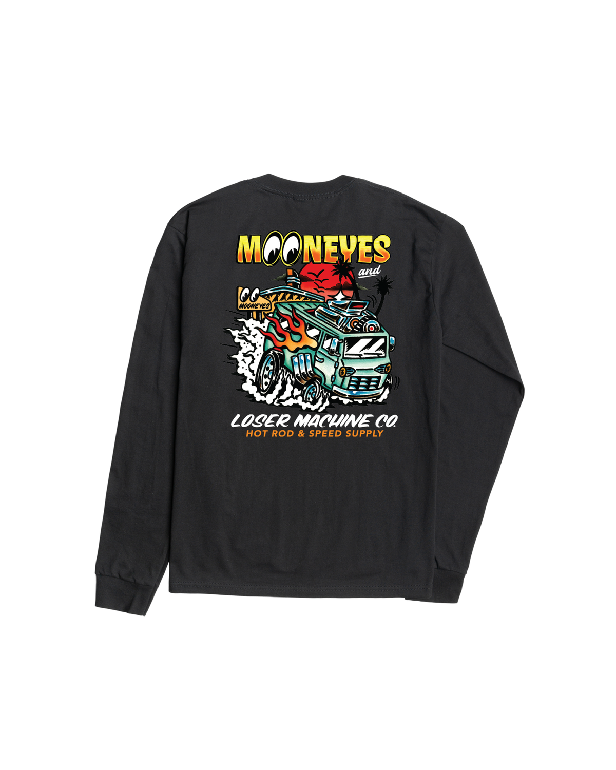 loser machine econo hauling stock ls t-shirt black