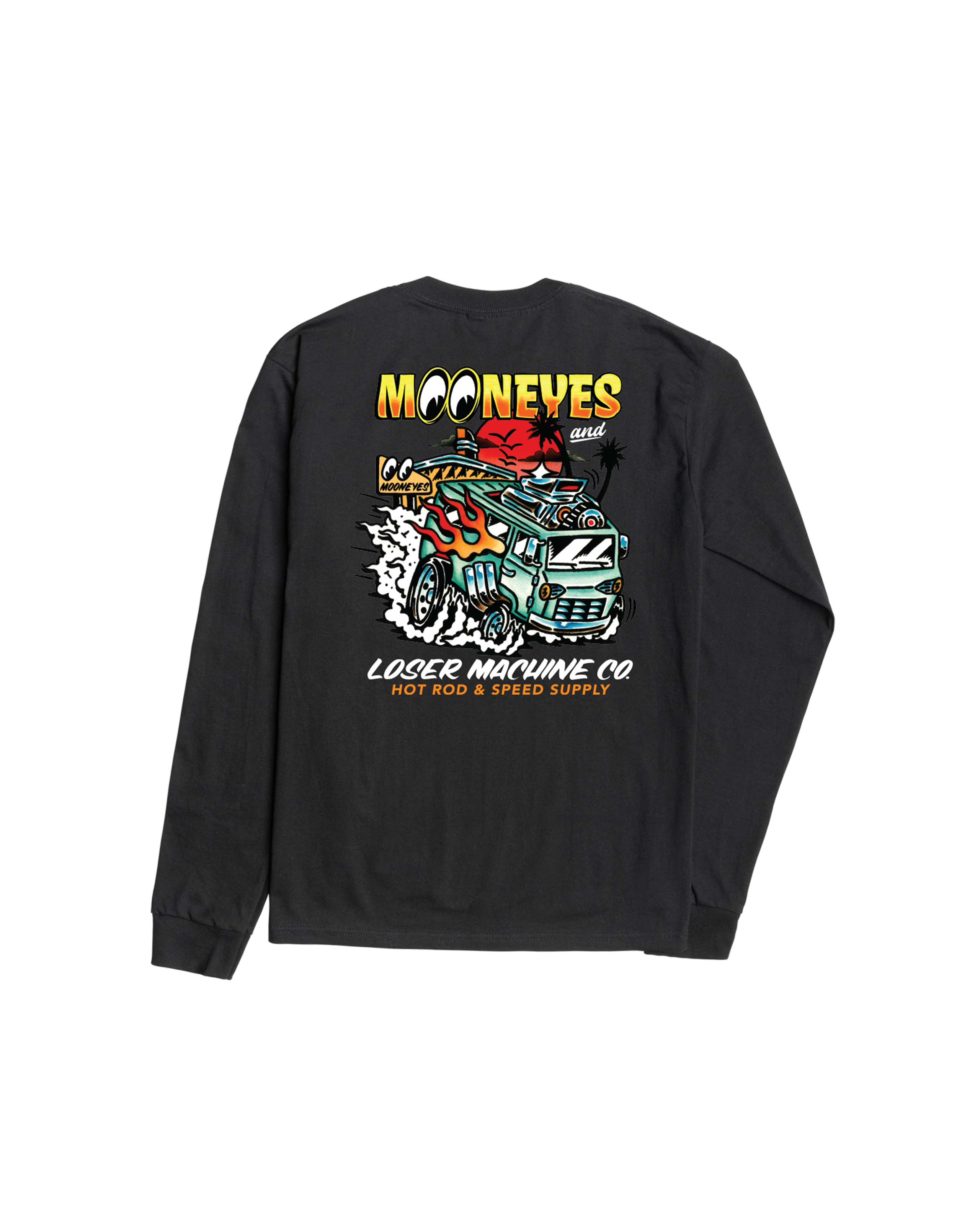 loser machine econo hauling stock ls t-shirt black