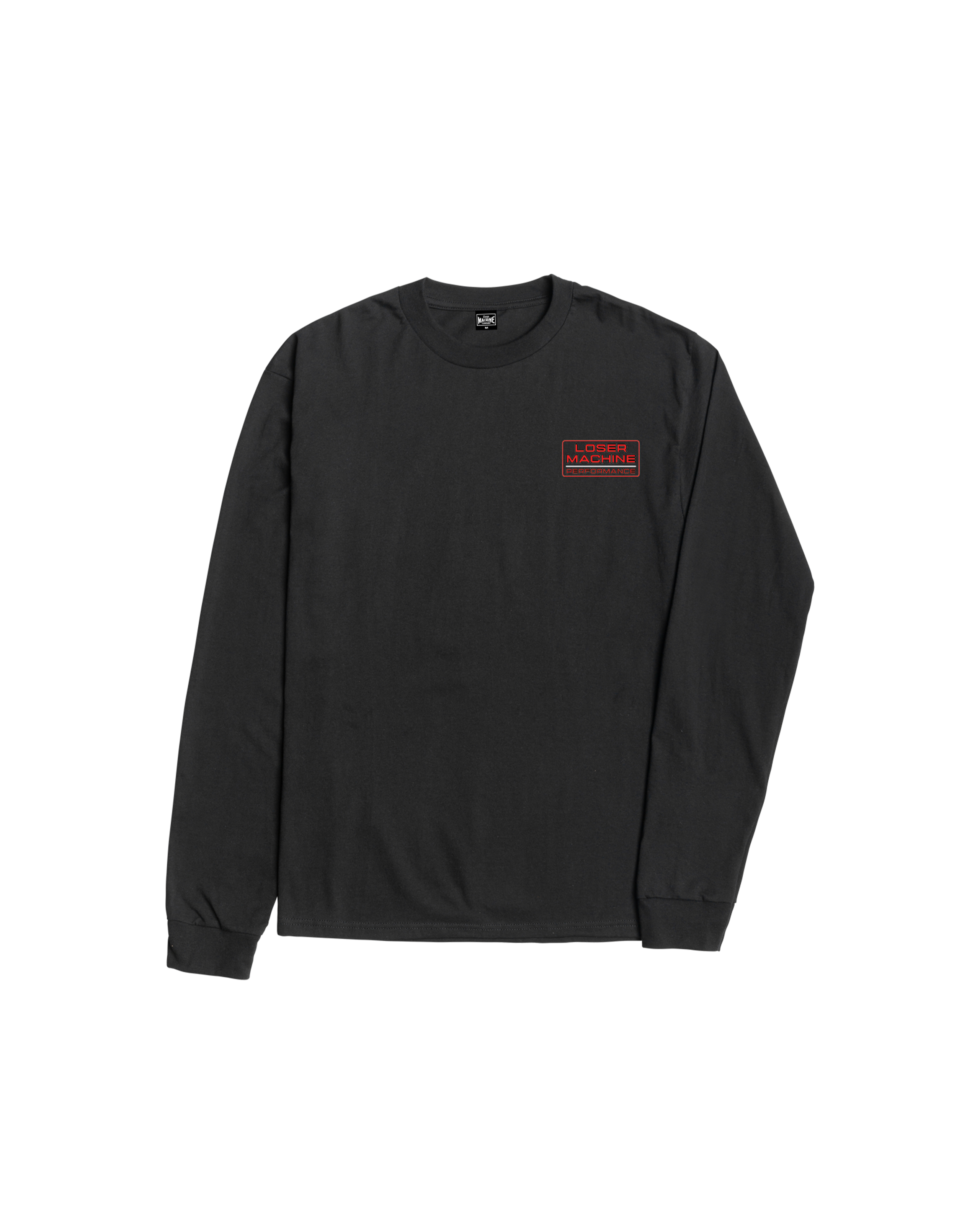 loser machine hot exhaust stock ls t-shirt black
