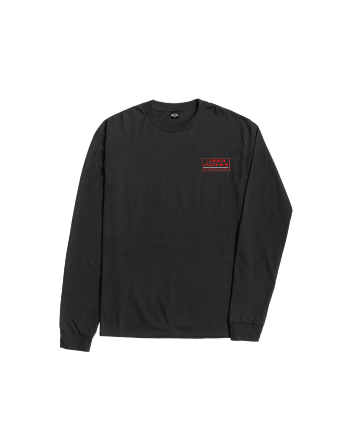 loser machine hot exhaust stock ls t-shirt black