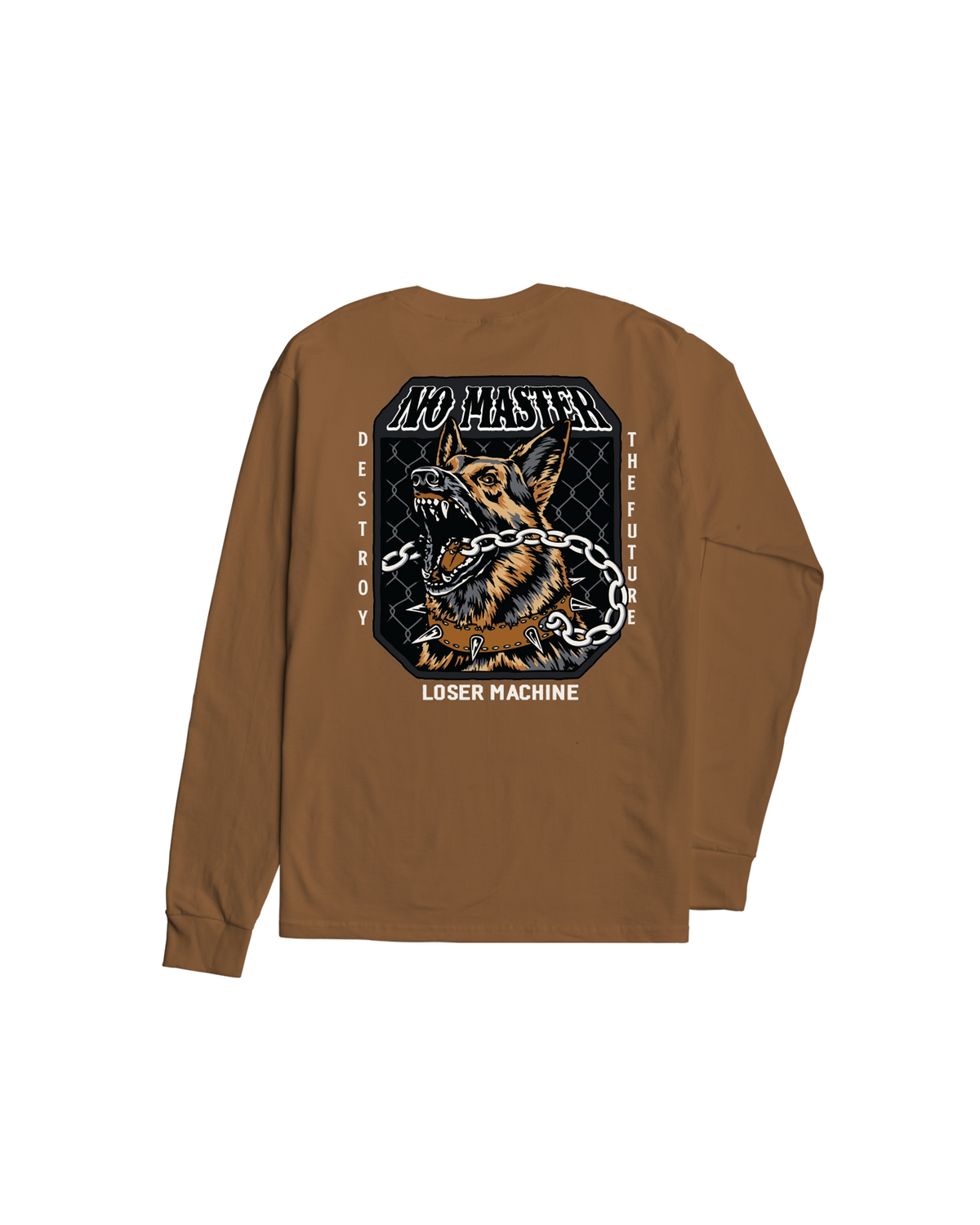 loser machine no master stock ls t-shirt brown sugar