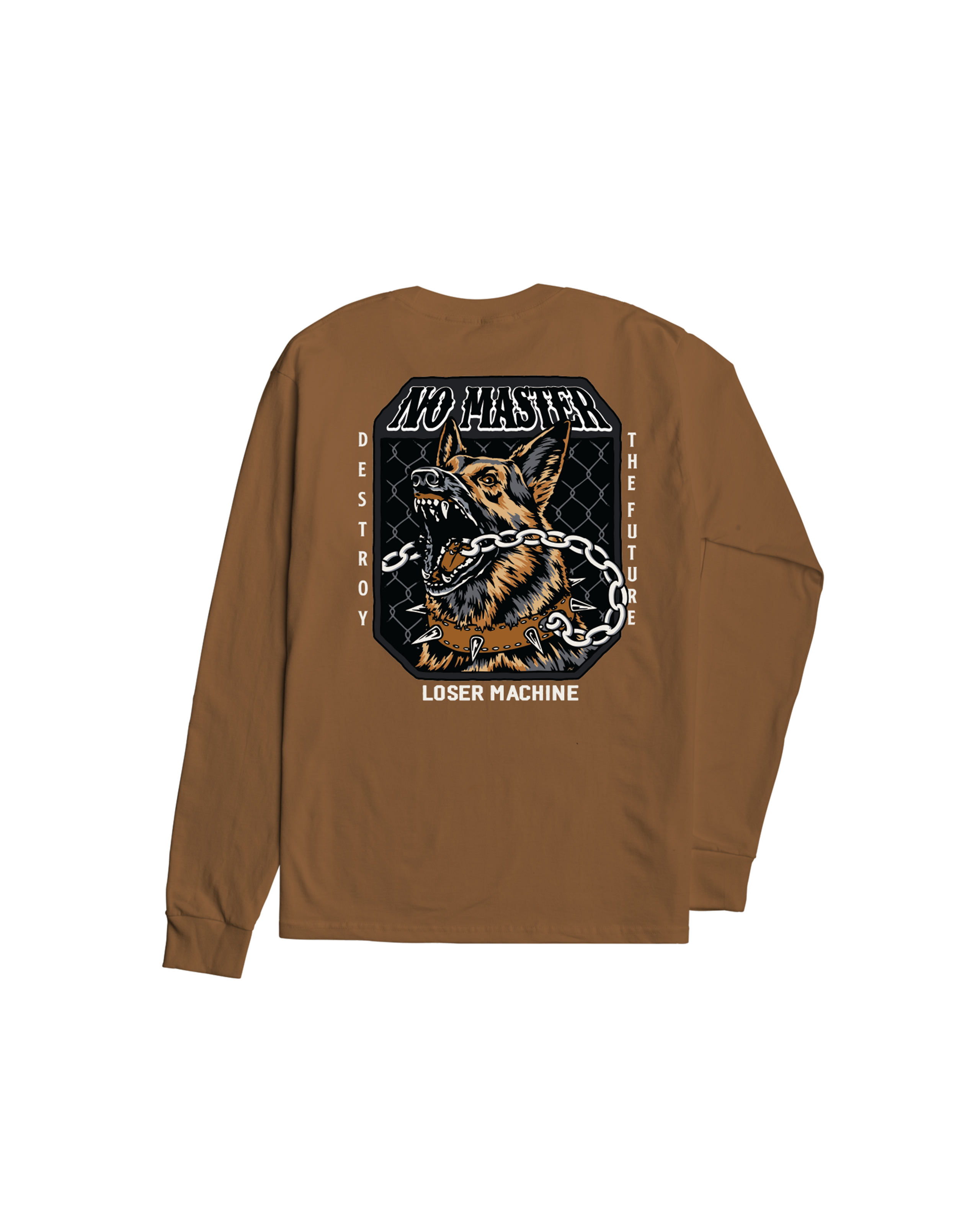 loser machine no master stock ls t-shirt brown sugar