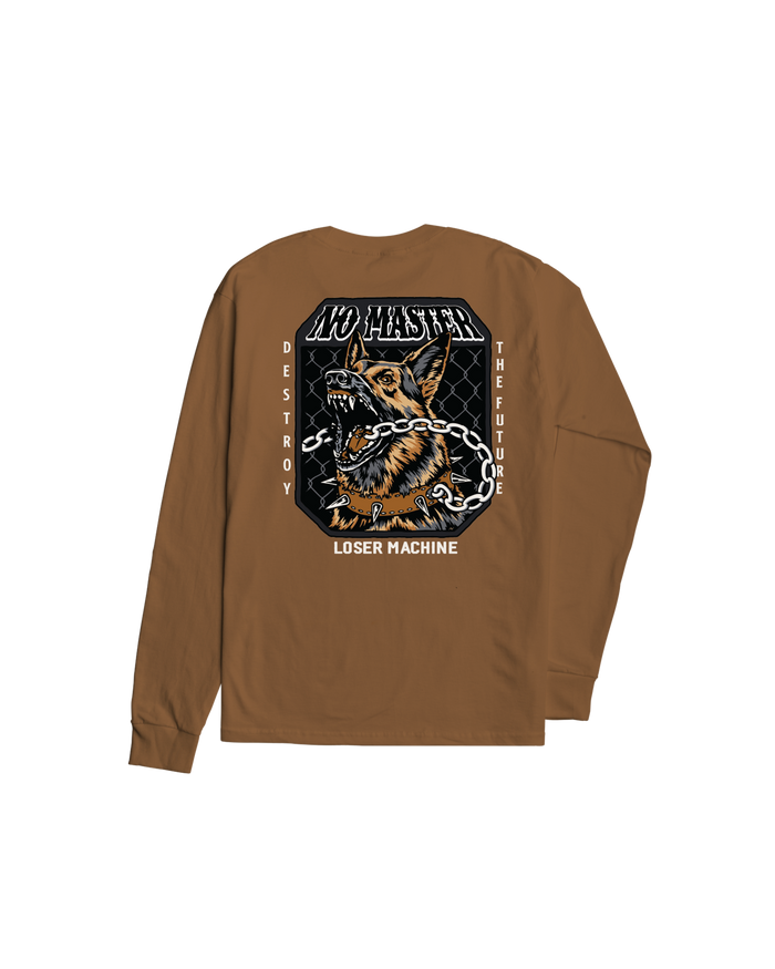 loser machine no master stock ls t-shirt brown sugar