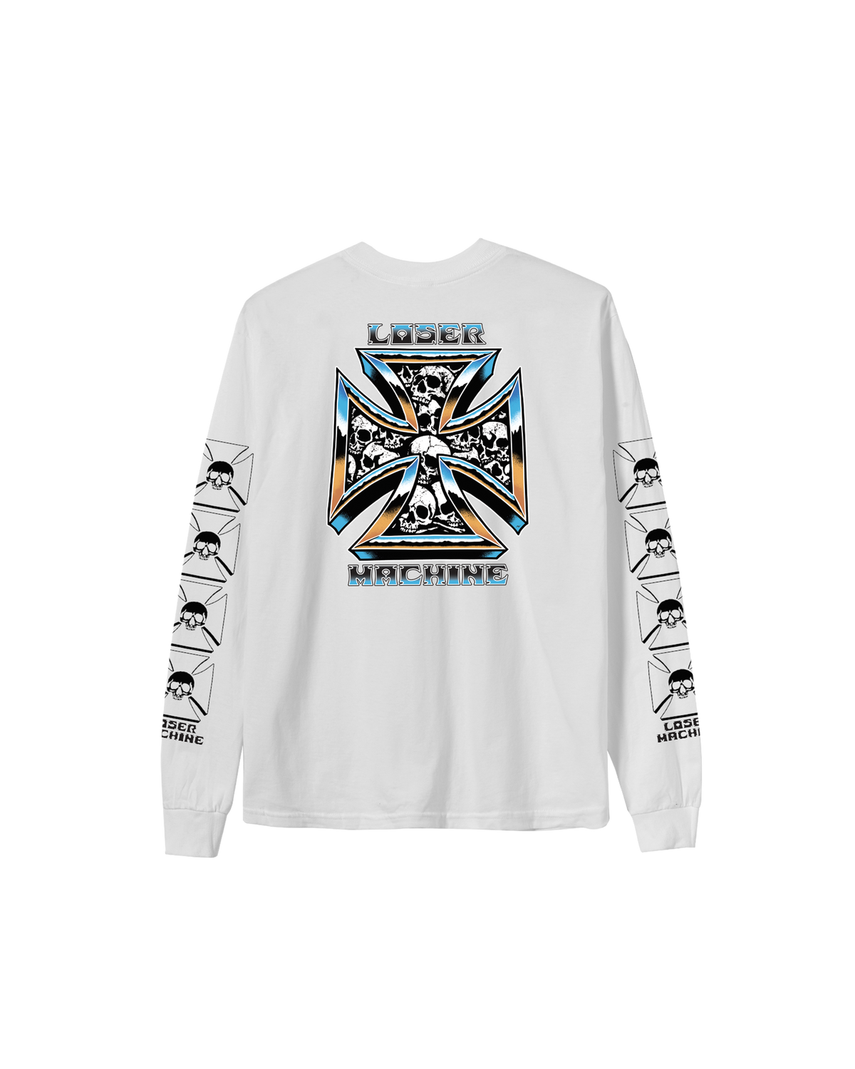 K*O様 A MACHINE Long sleeve T-shirts 109000190_WHT_1.png?v=
