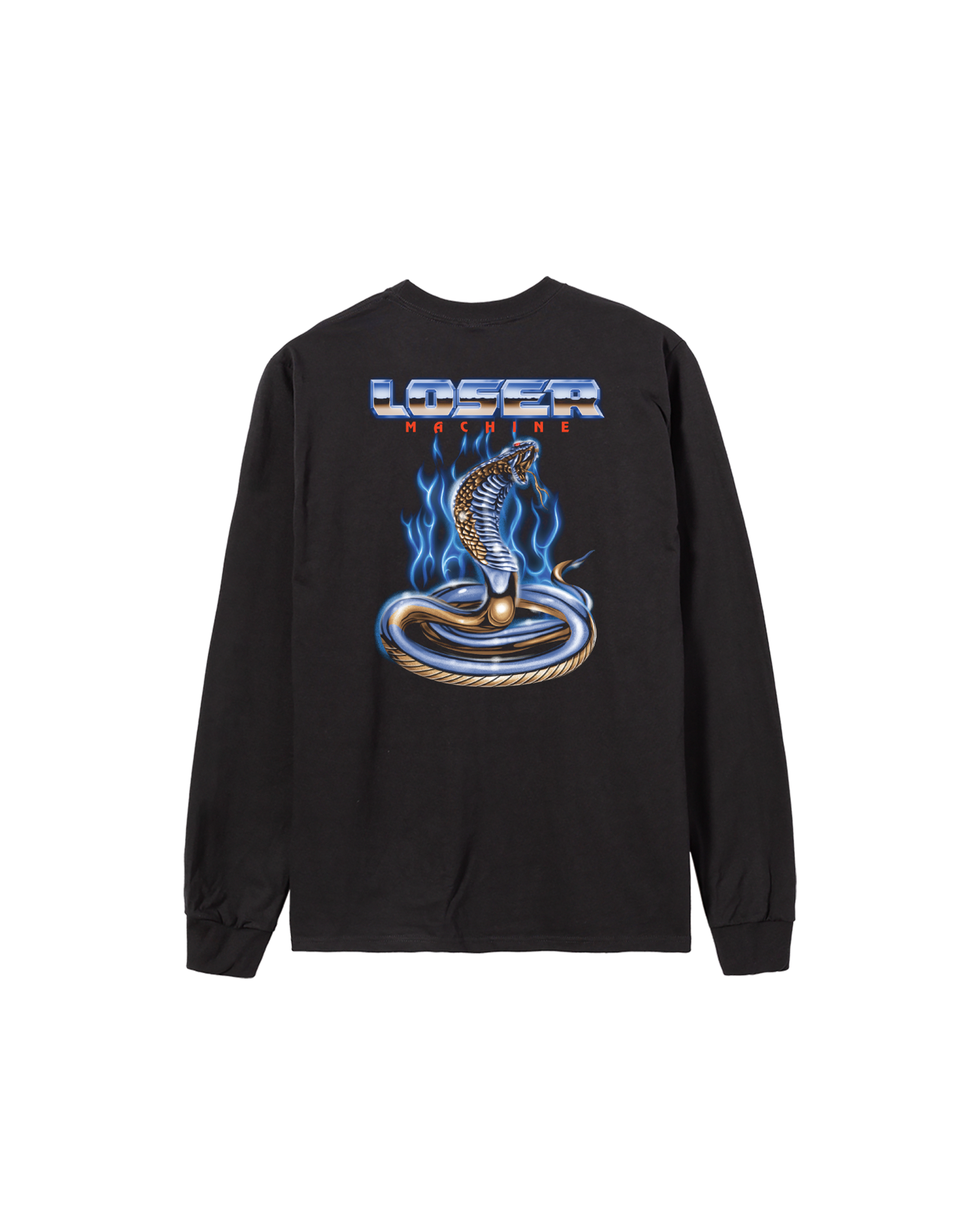 CHROME COBRA STOCK LS T-SHIRT (zoomed)