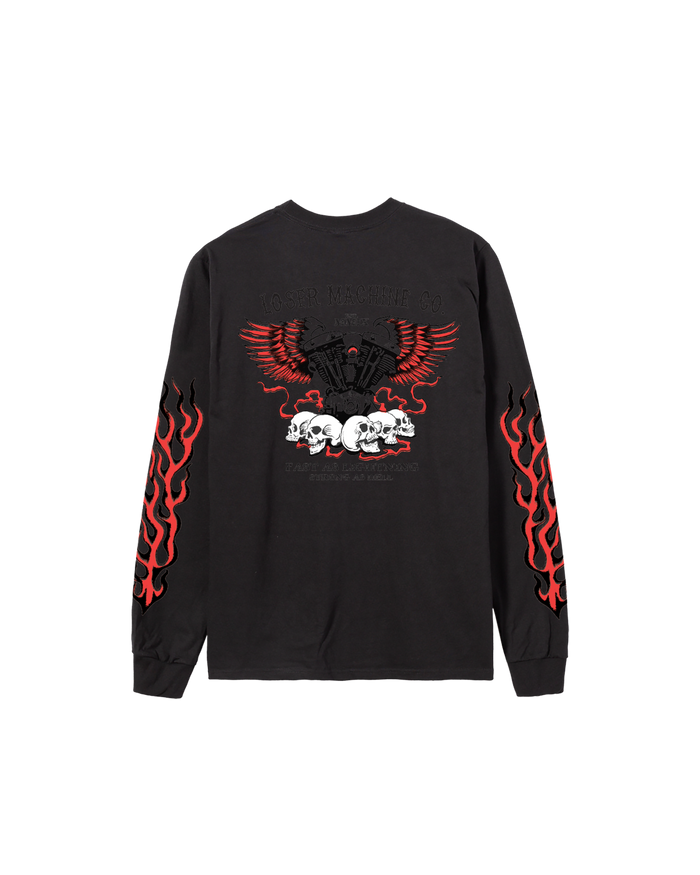 NO EASY WAY OUT STOCK LS T-SHIRT
