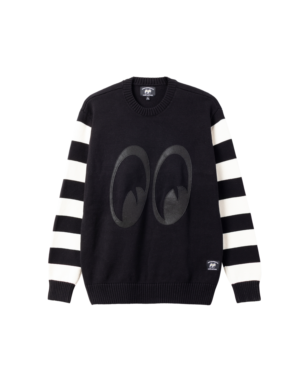 loser-machine-throttle-sweater-black-white