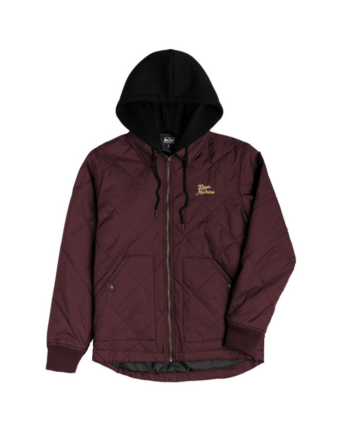 loser machine cannon ii jacket burgundy